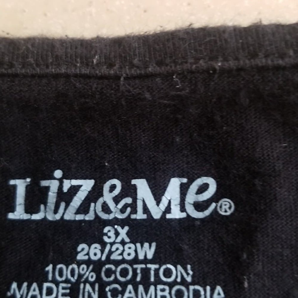 LIZ & ME WOMENS TOP BLOUSE SIZE 3X 26/28W - Picture 5 of 12
